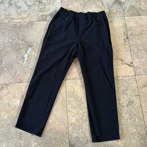 Like New VUORI Black Trousers Elastic Waist Size Medium